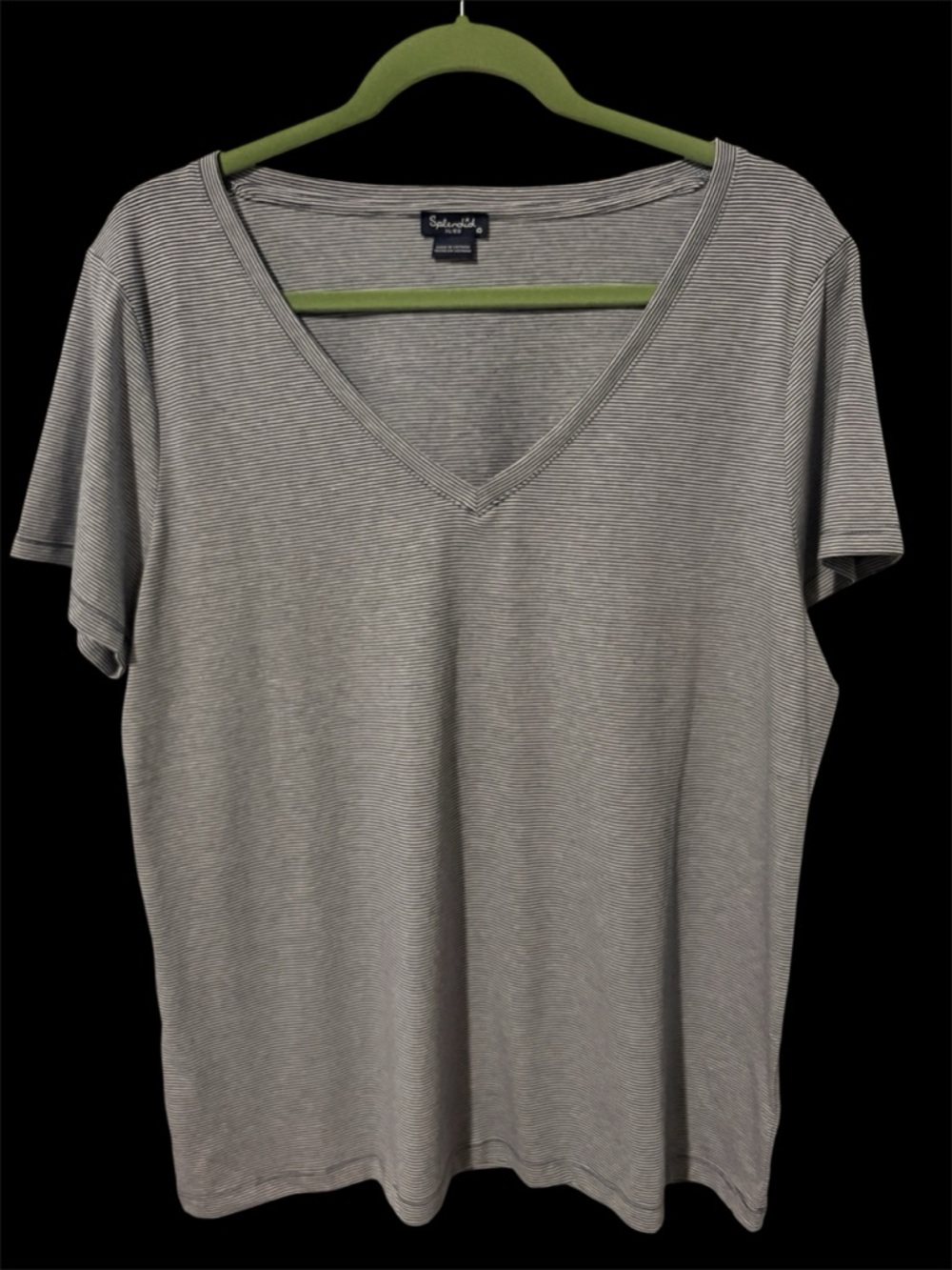 Splendid Navy and White Striped Tee